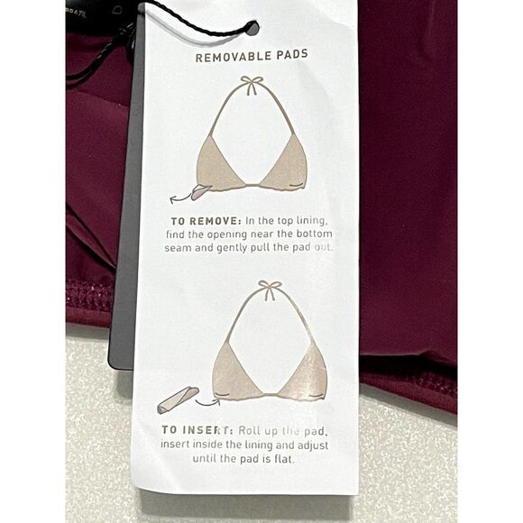 Vix Paula Hermanny Lola Polka‎ Dot Basic Bandeau D Cup Strapless Bikini Swim Top - Picture 10 of 16